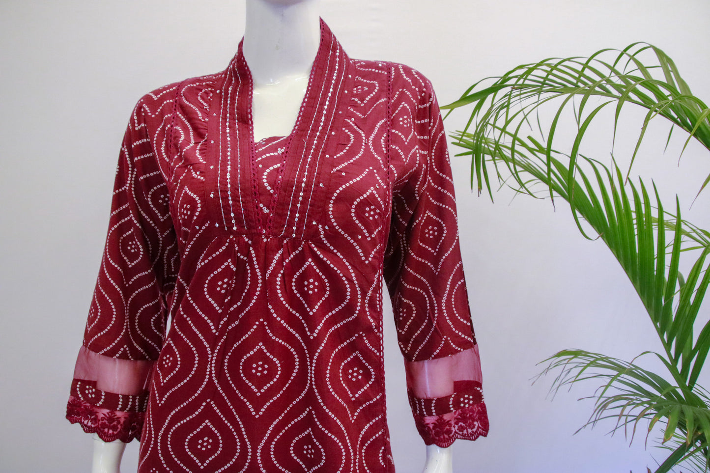 Cotton A-Line Palazzo Dupatta Set