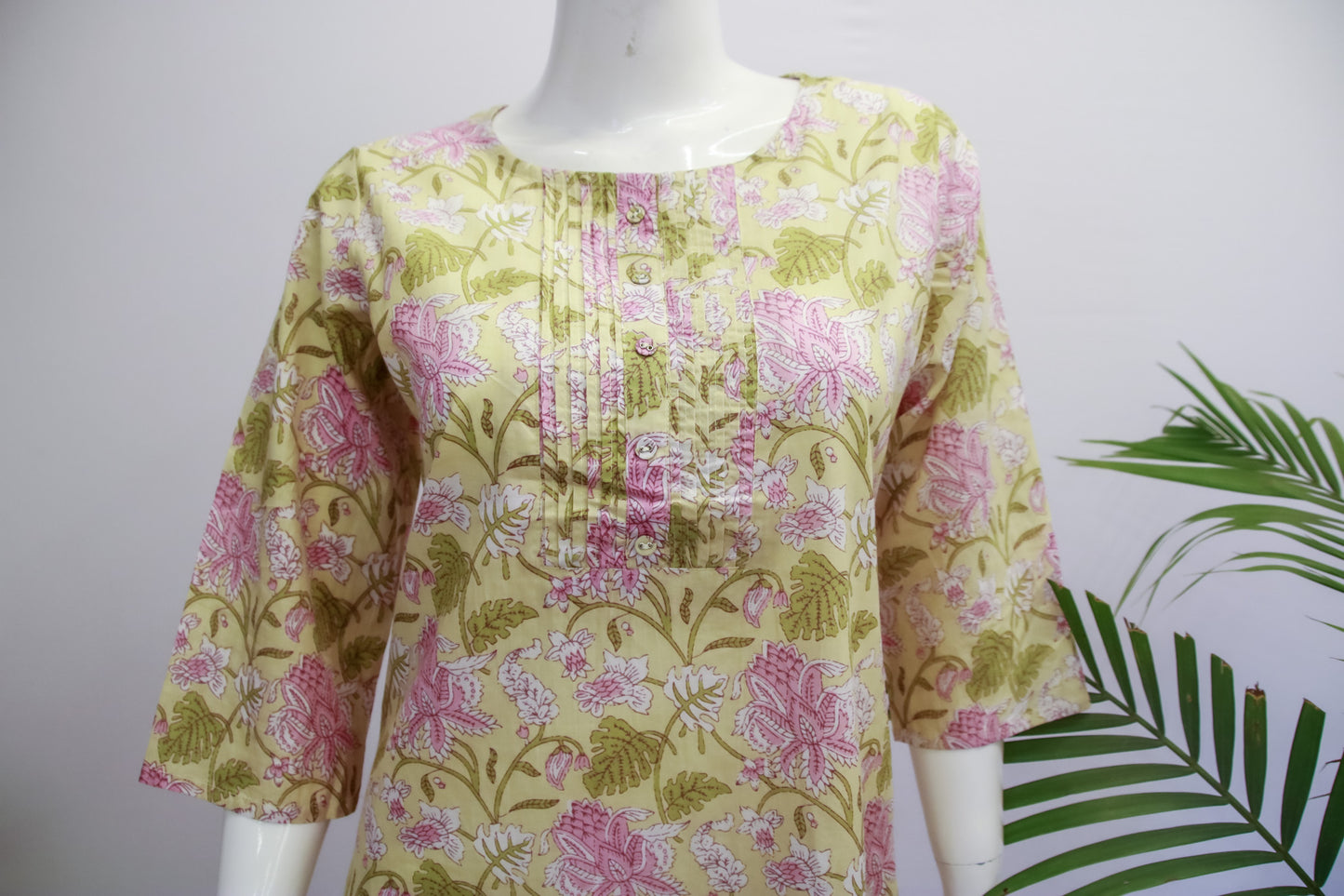 Cotton Green Top & Pant Set