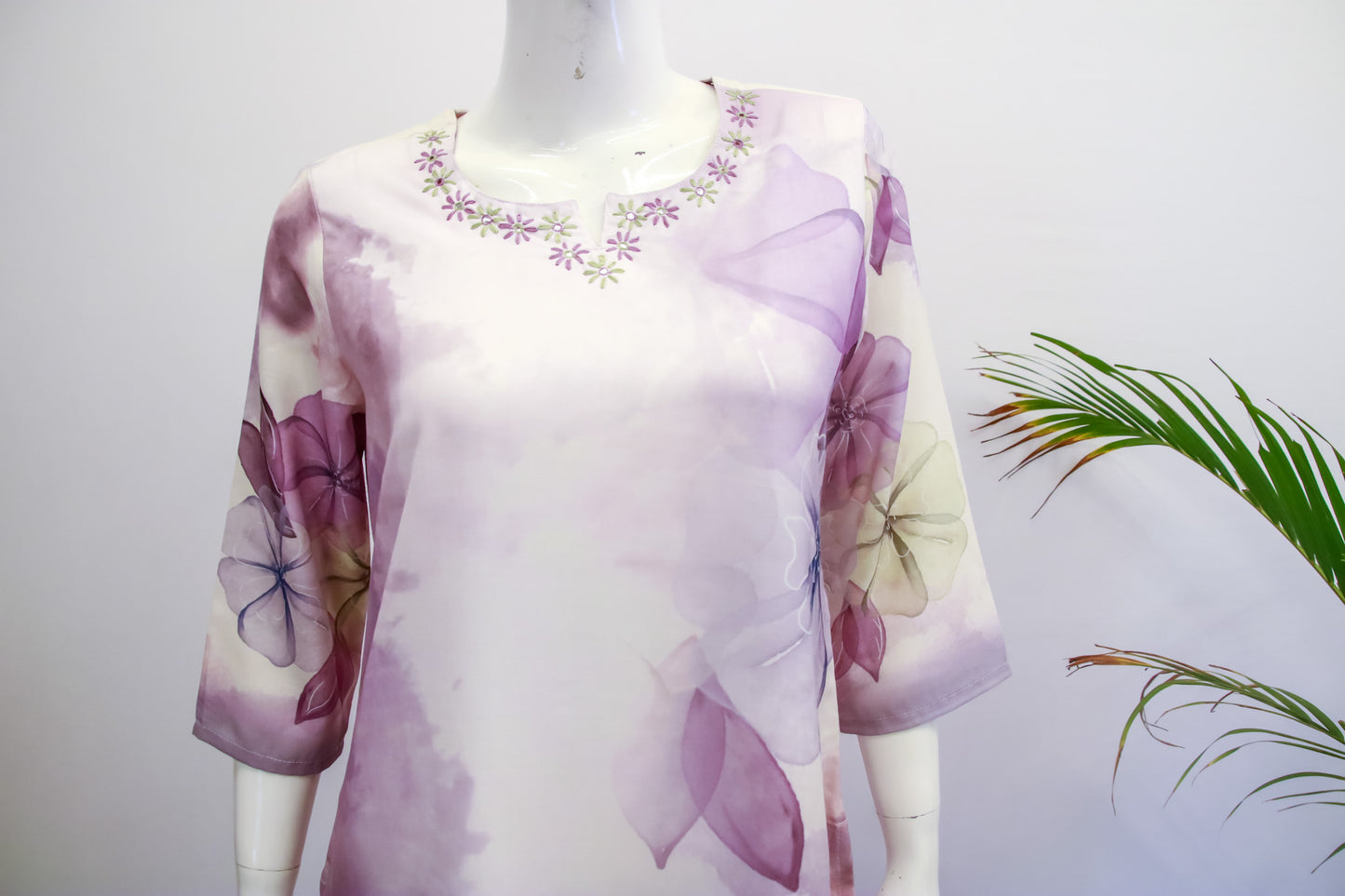 Semi Linen Pastel Dupatta Set