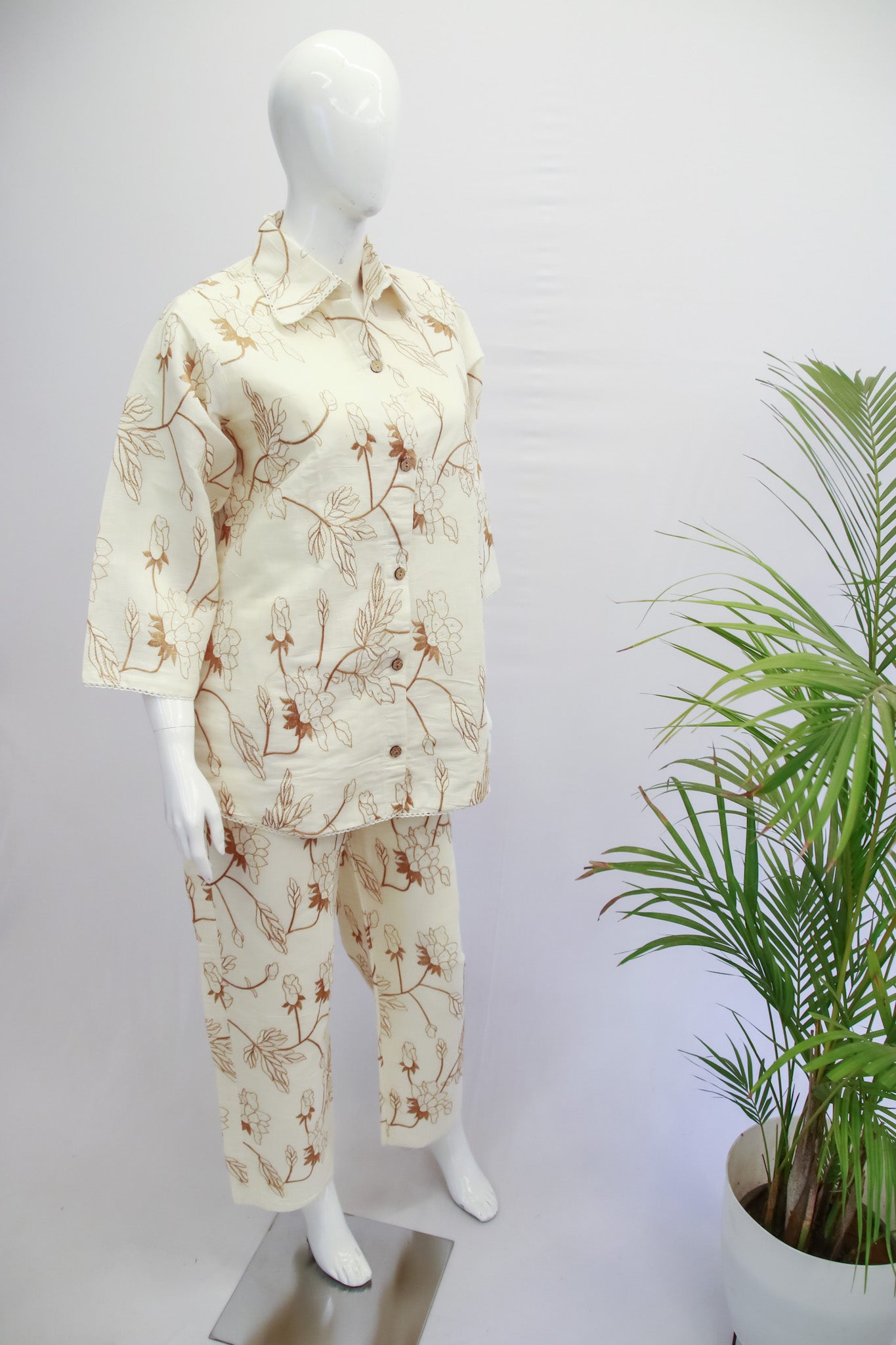 Premium Khadi Cotton Co Ord Set