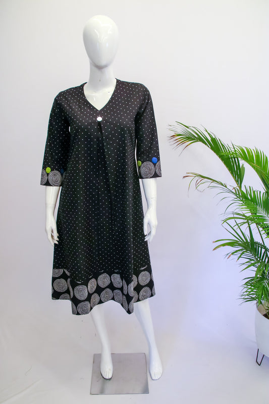 Anvita Black Dress