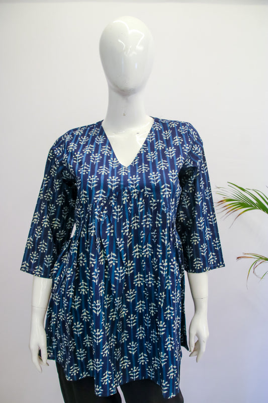 Blue Alia Short Top