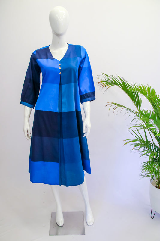 Bold Blue Dress