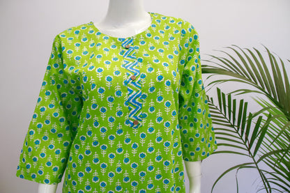 Cambric Cotton Top & Pant Set