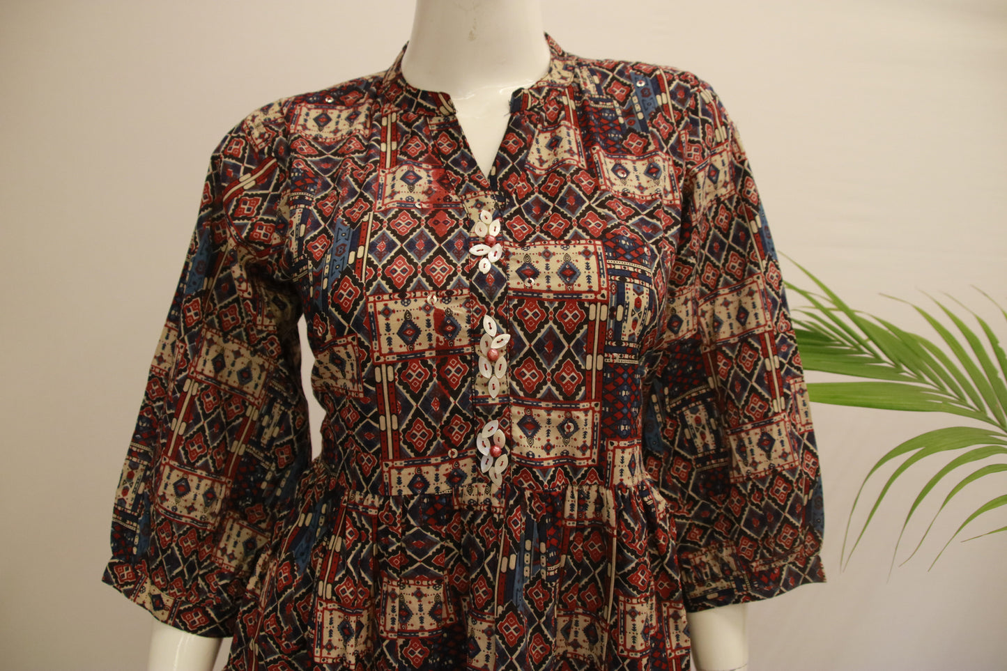 Cotton Ajrakh Dress