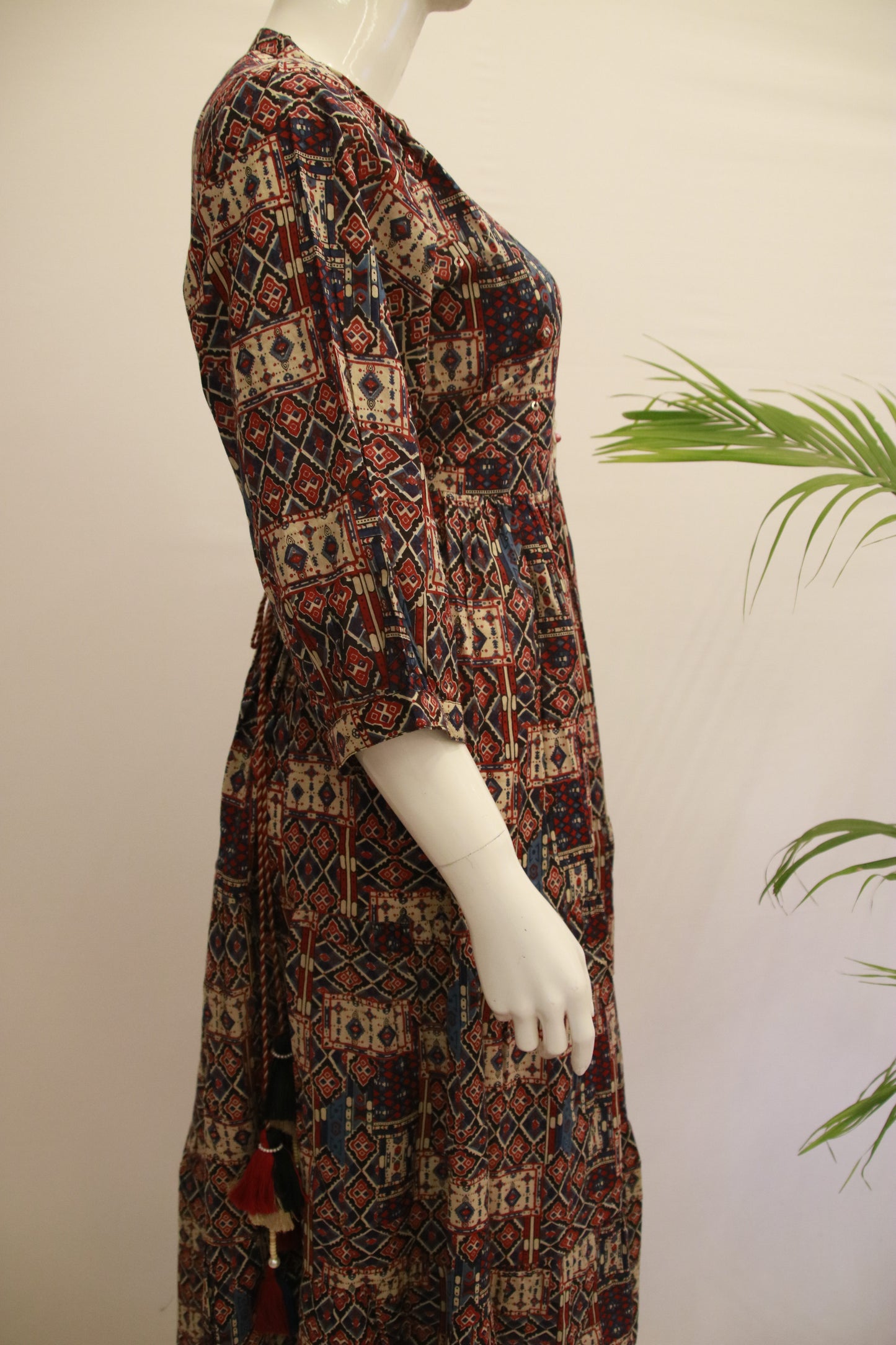 Cotton Ajrakh Dress