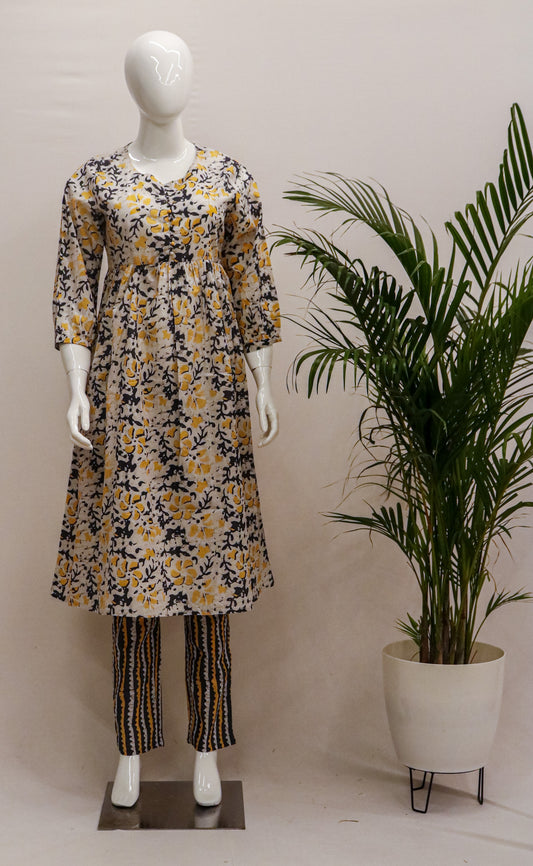 Cotton Batik Top and Pant set