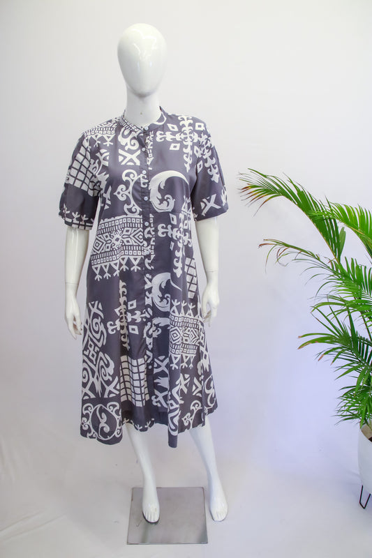 Cotton Grey Dress