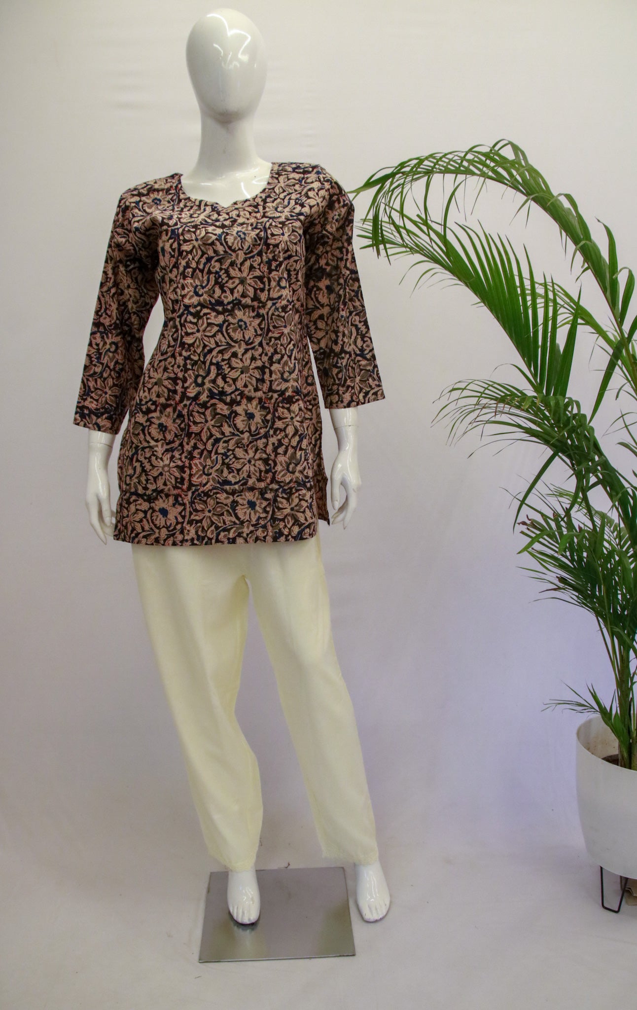 Cotton Kalamkari Short Top