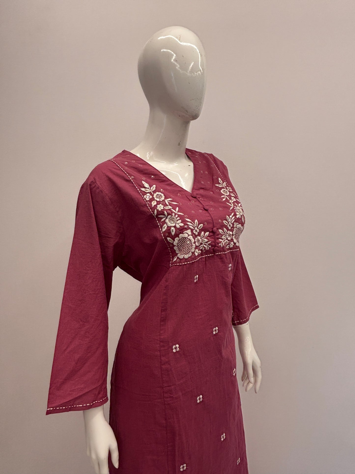 Cotton Pink Top and Pant Set