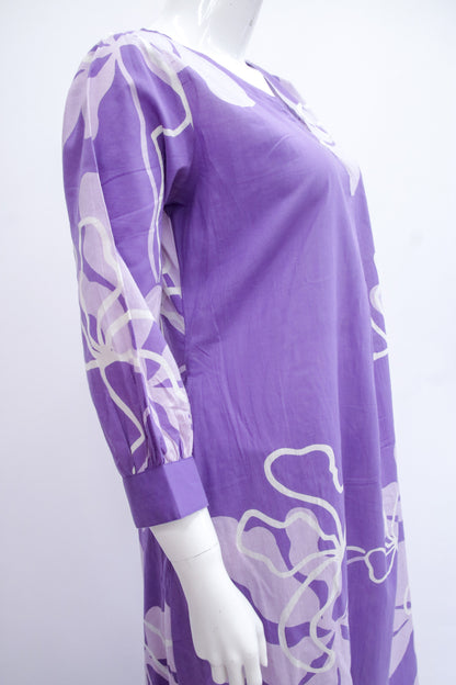 Cotton Purple Top pant set