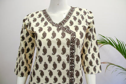 Cotton White Short Top