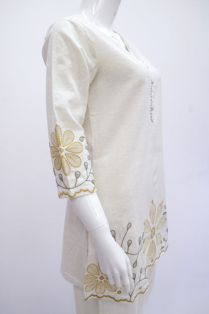 Cream Flex Co-ord Set