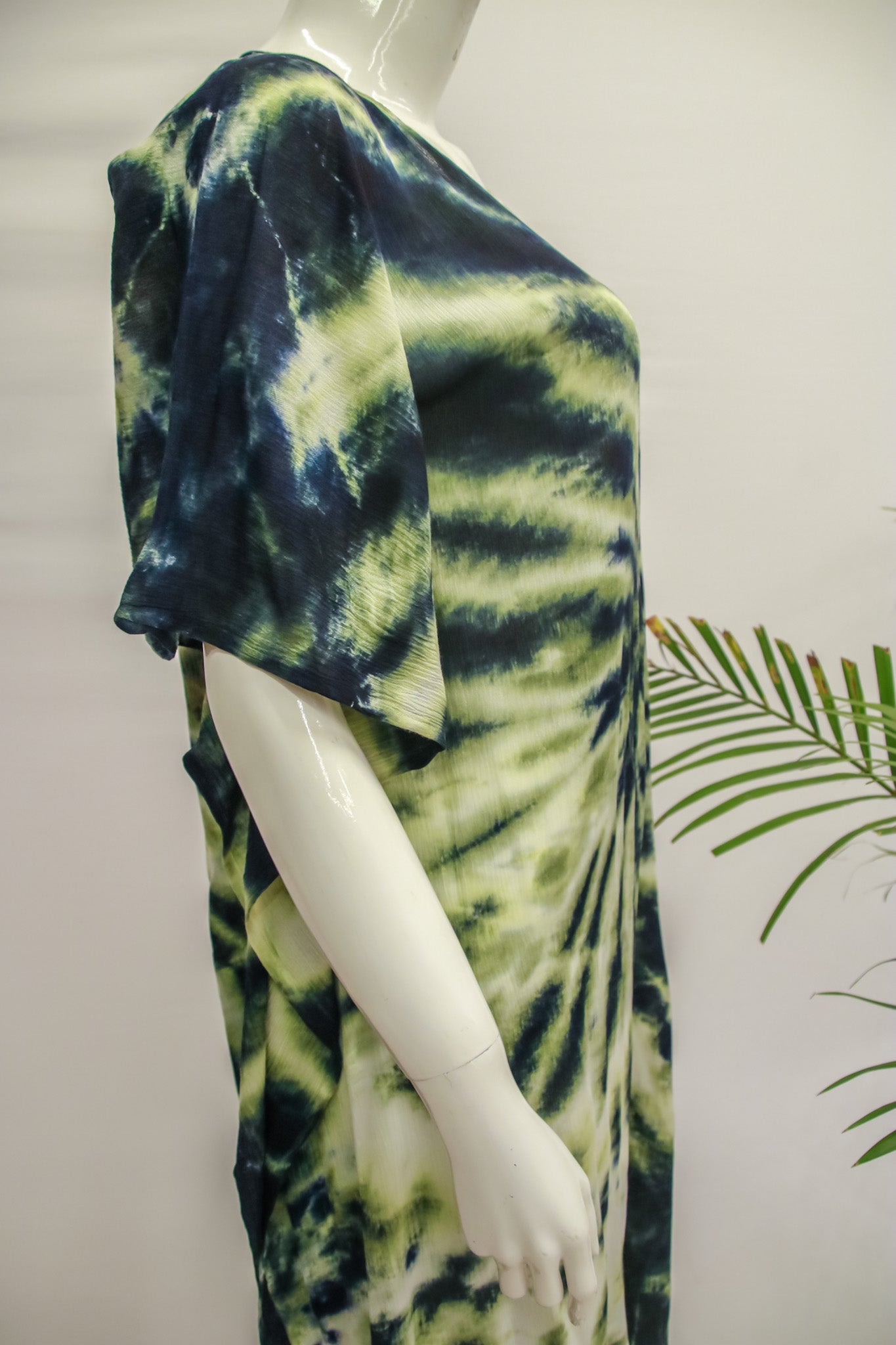 Crepe Green Kaftan