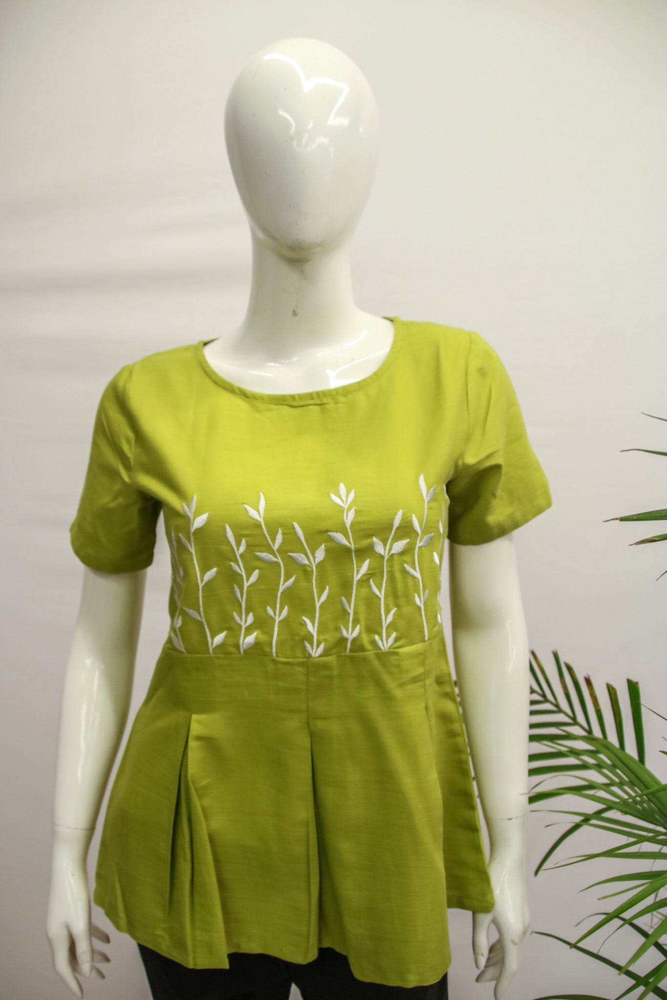 Cotton Green Short Top