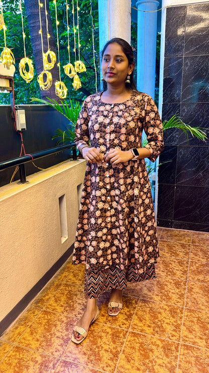 Floral Cotton Top Pant Set