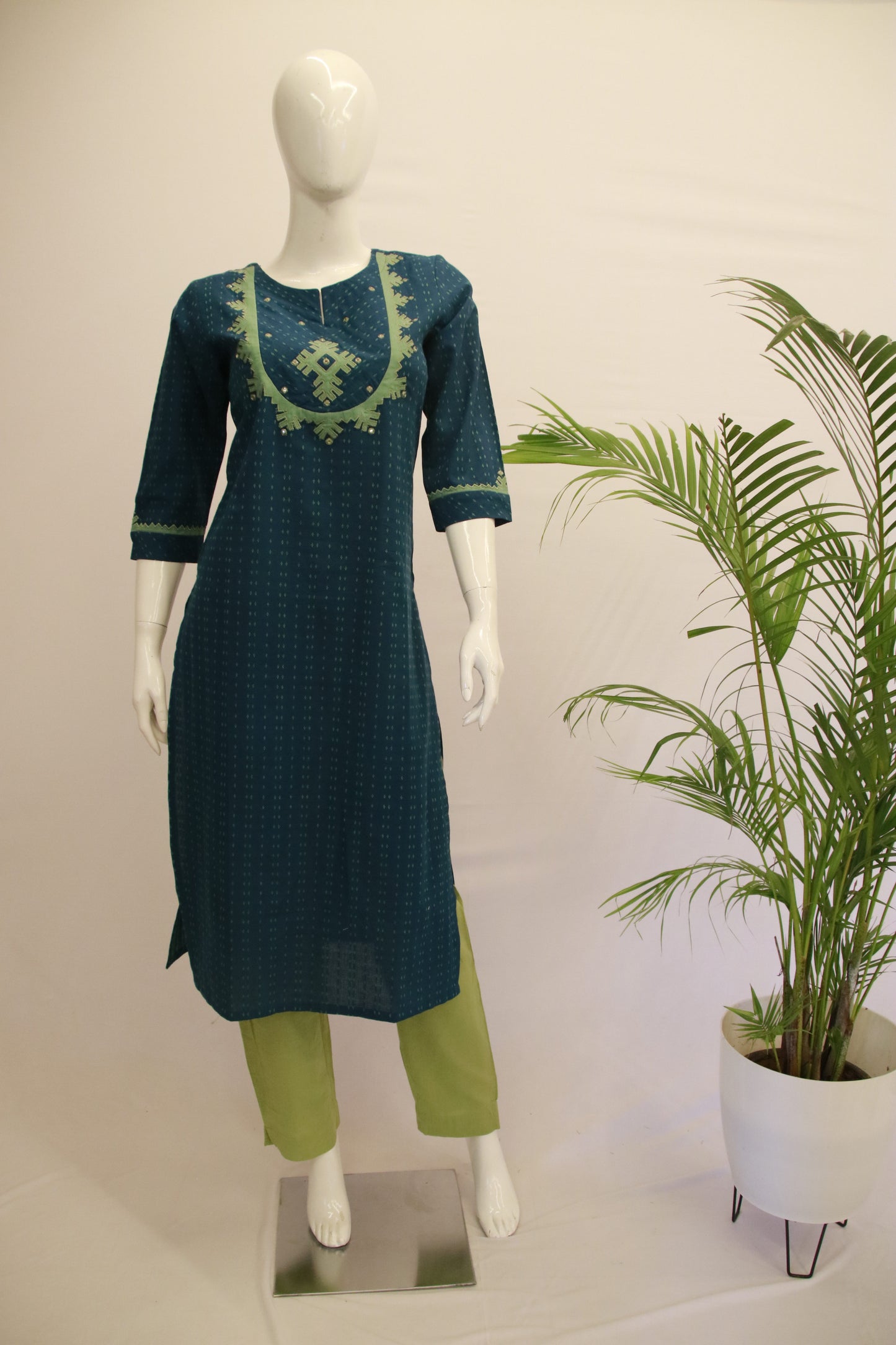 Cotton Green Kurti