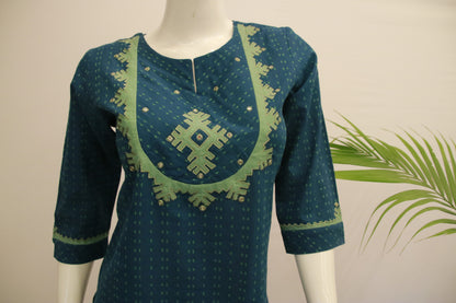 Cotton Green Kurti