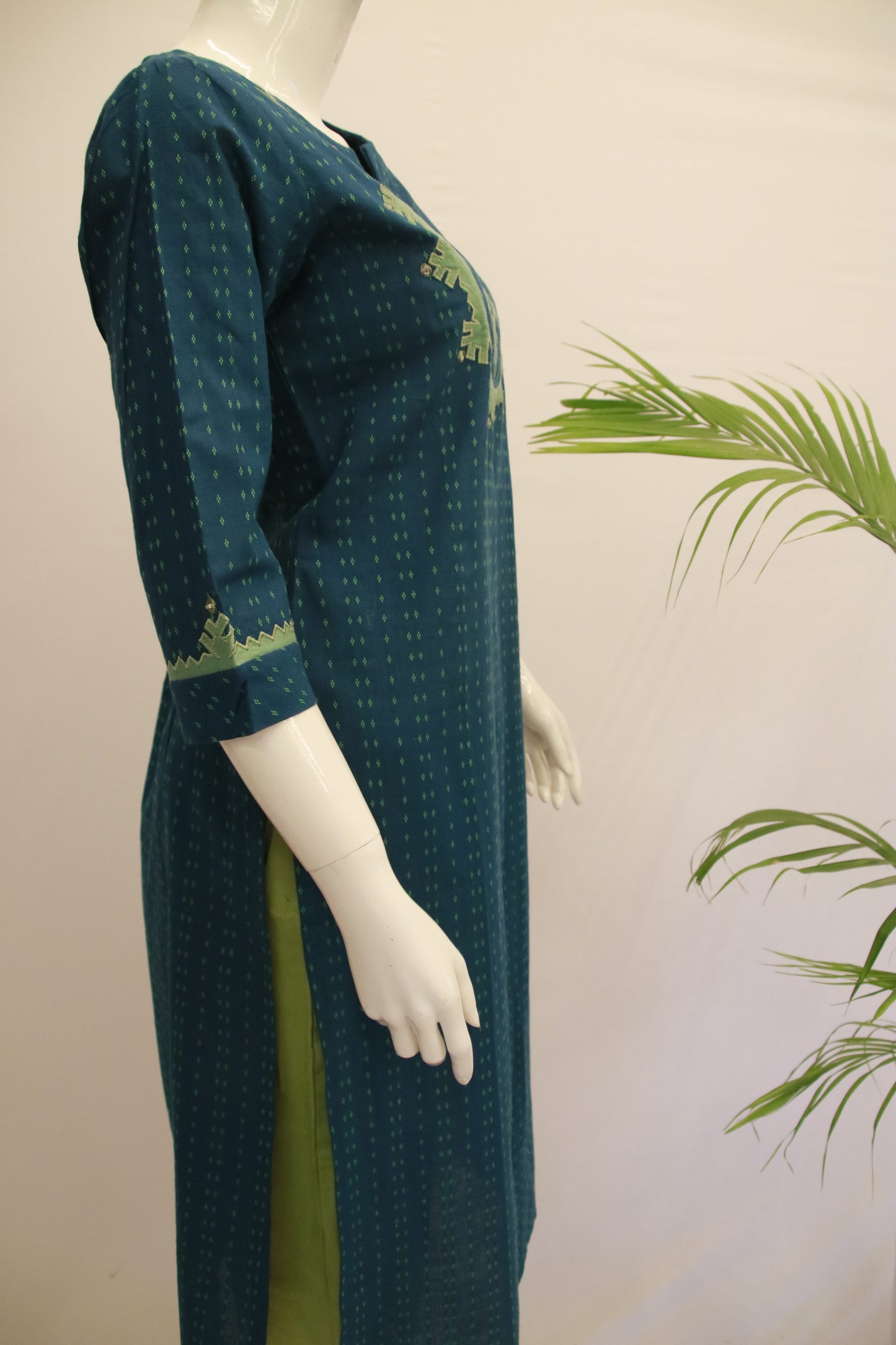 Cotton Green Kurti