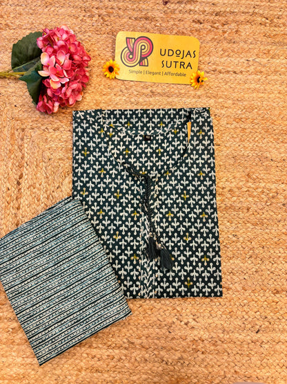 Green Top and Pant Set