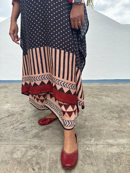 Muslin Kaftan Top & Pant Set