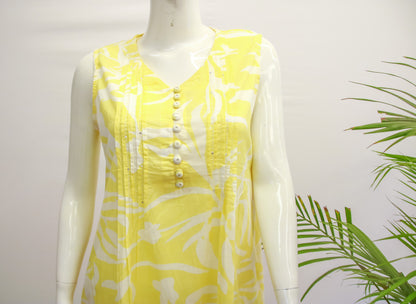 Light Yellow Top and Pant Set