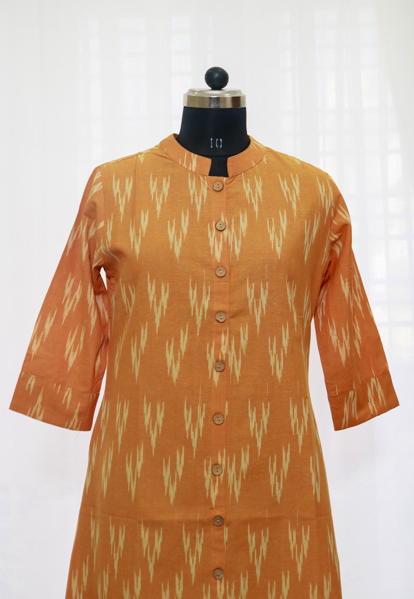 Kurta with Ikkath Print