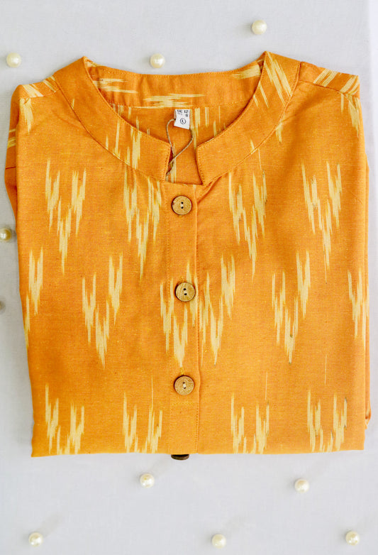 Kurta with Ikkath Print