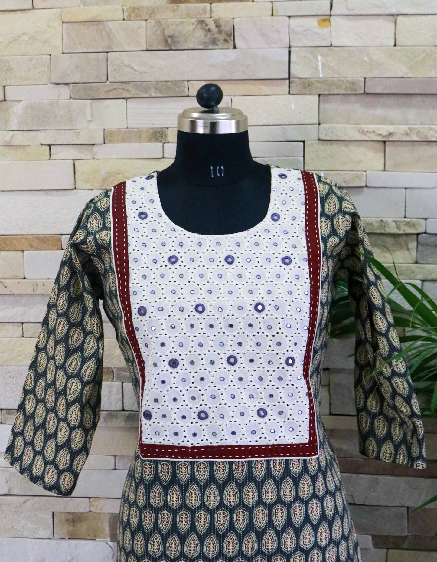 Cotton Green Kurti