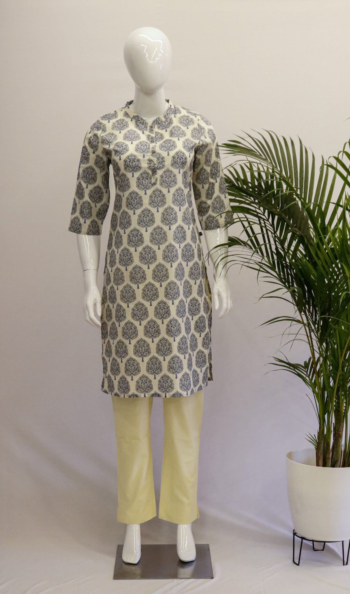 PS Block Print Cotton Kurti