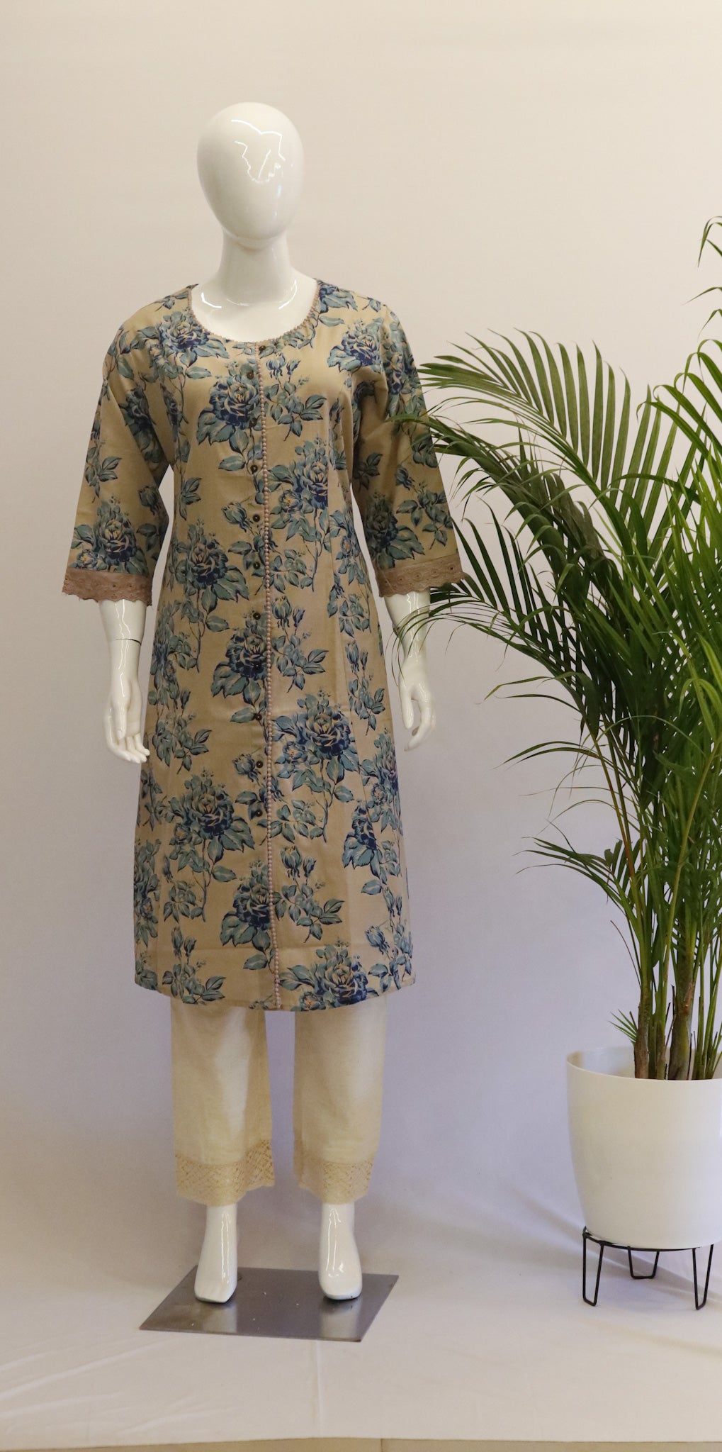 Flex Floral A-Line kurti