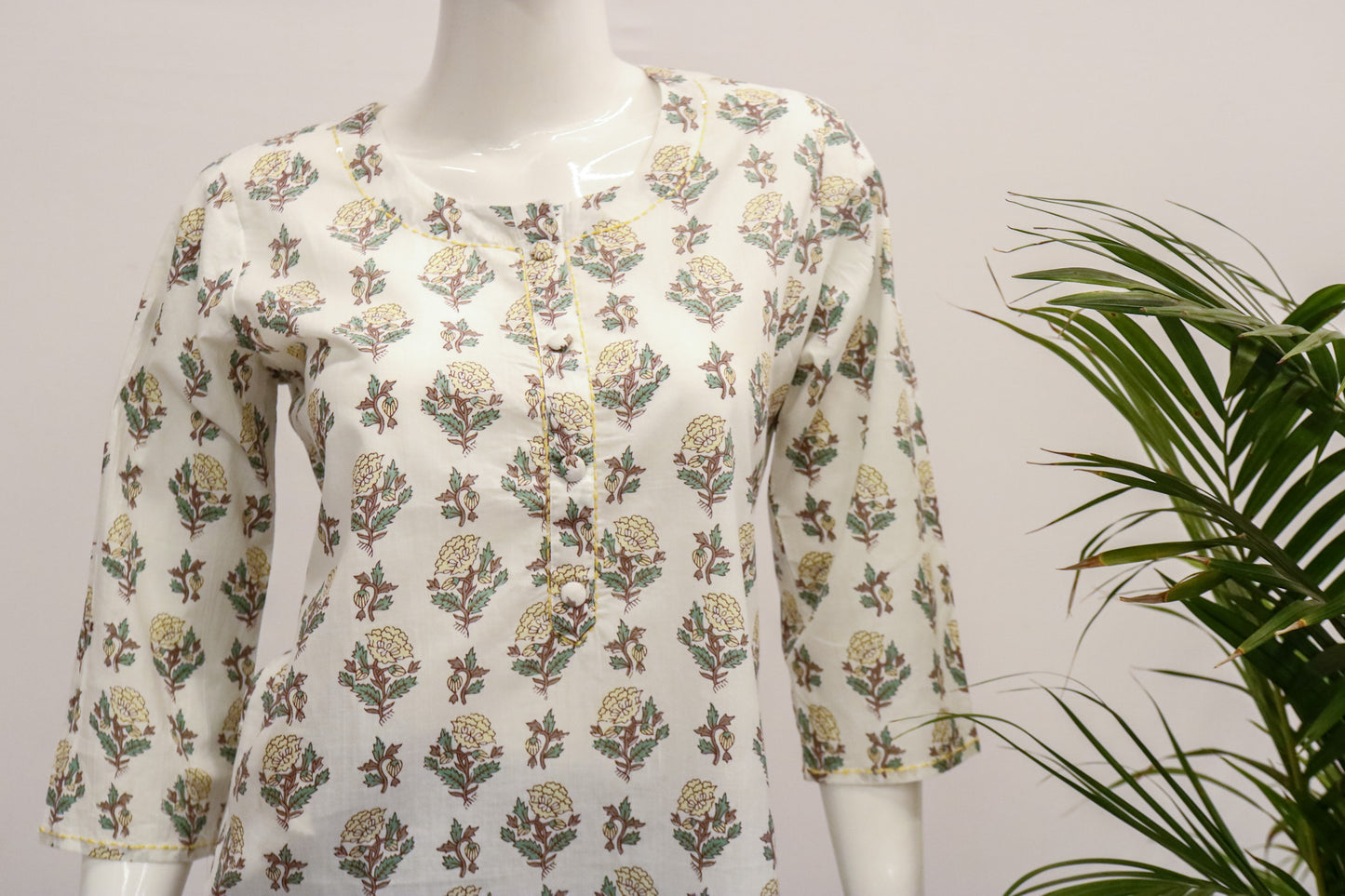 Floral Cotton Kurti