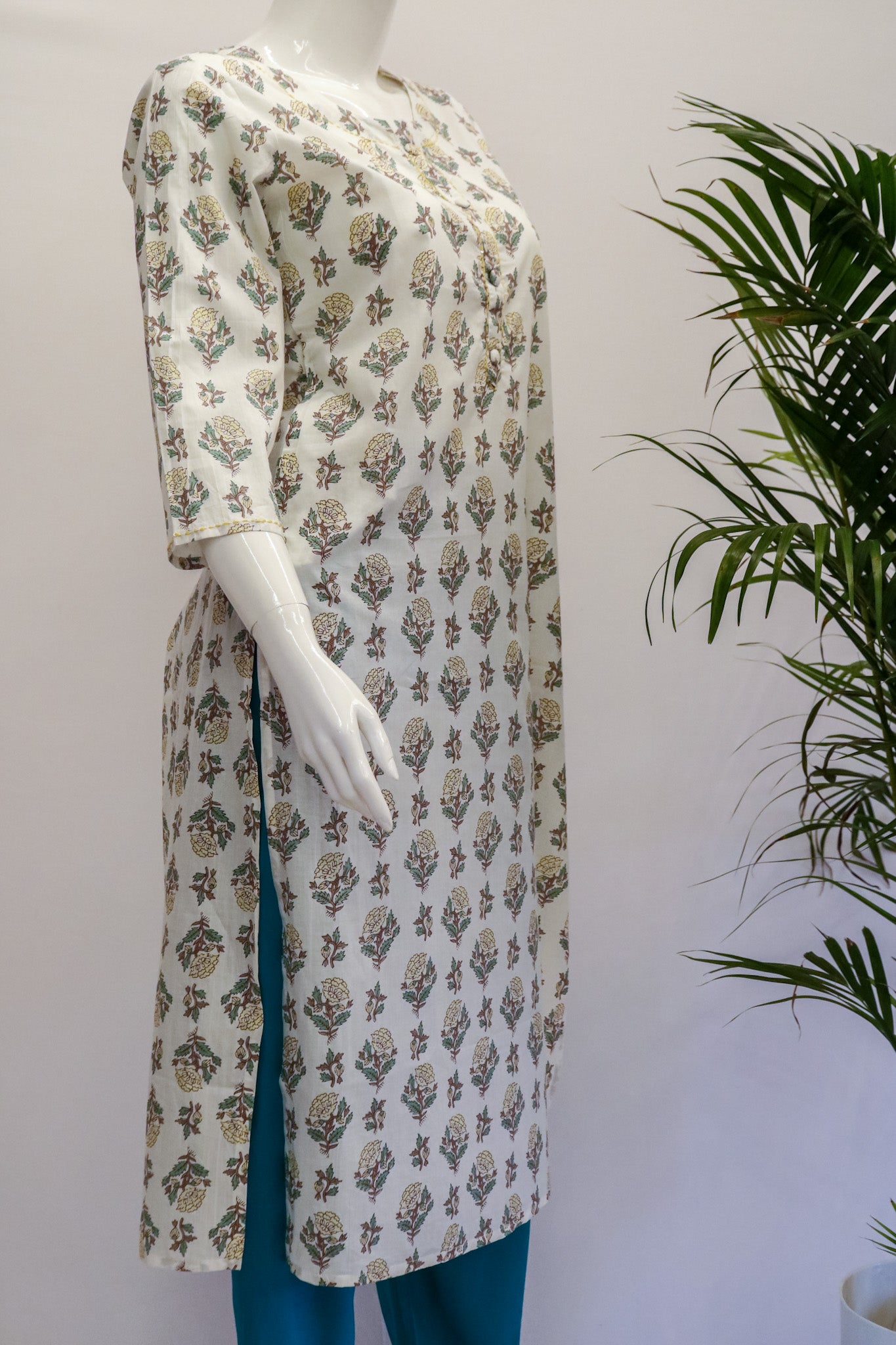 Floral Cotton Kurti