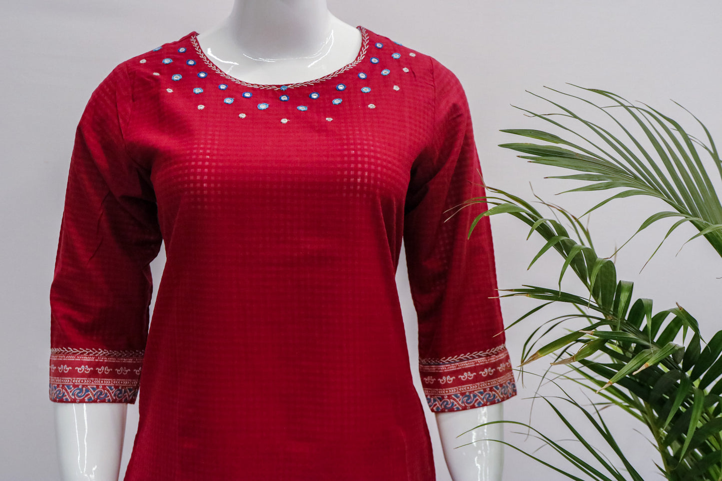 Pink Cotton Kurti