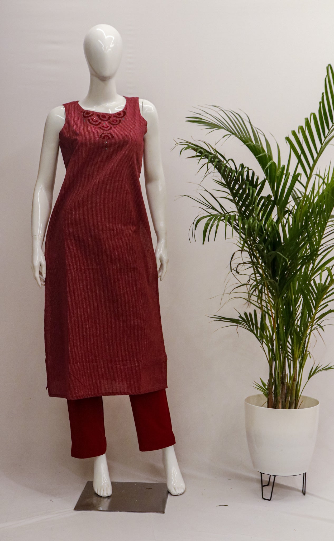 Cotton Sleevless Kurti