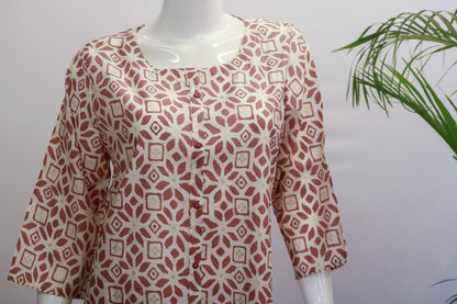 Muslin Pink Top and Pant Set