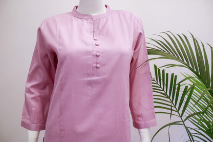 Cotton Purple Top and Pant Set