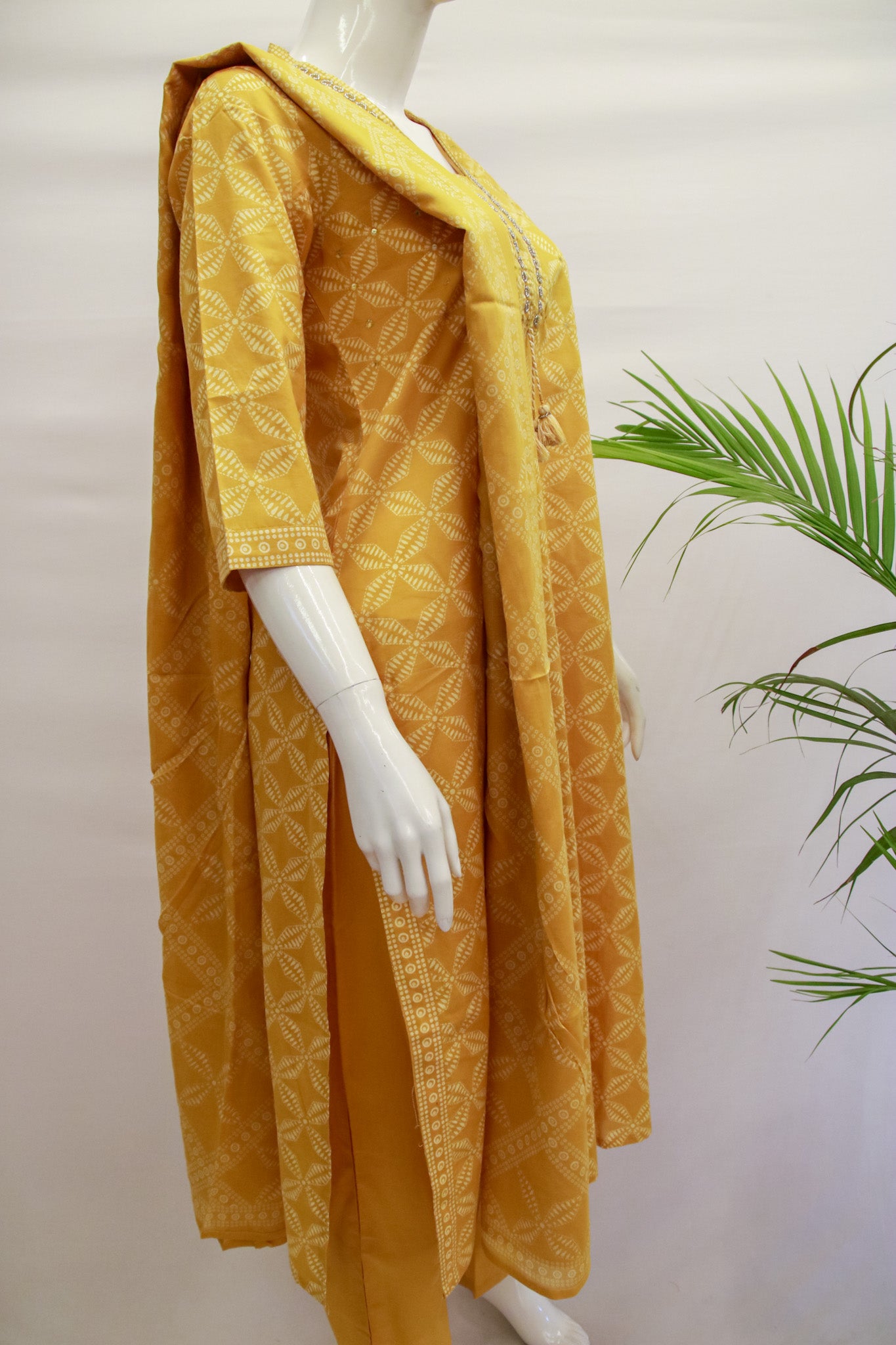 Yoke Work Dupatta Set