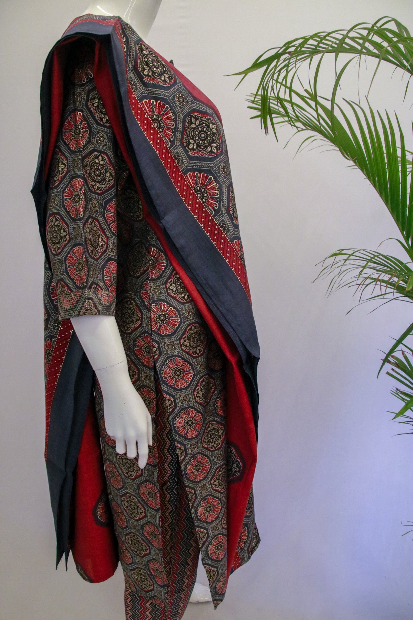 Modal Chanderi Pittan Dupatta Set