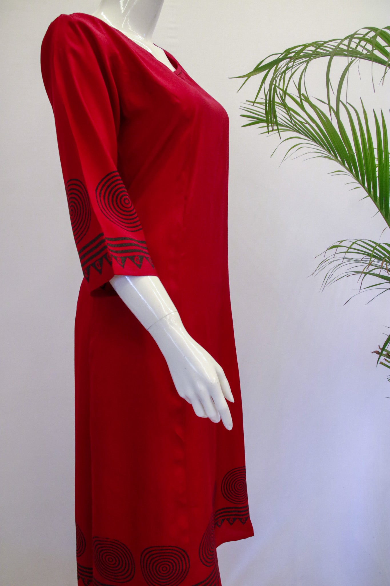 Muslin Red Co-Ord Set