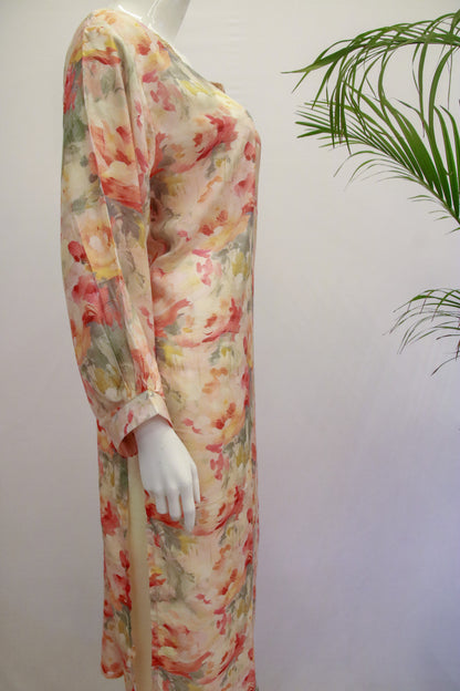 Plus Muslin Digital Kurti