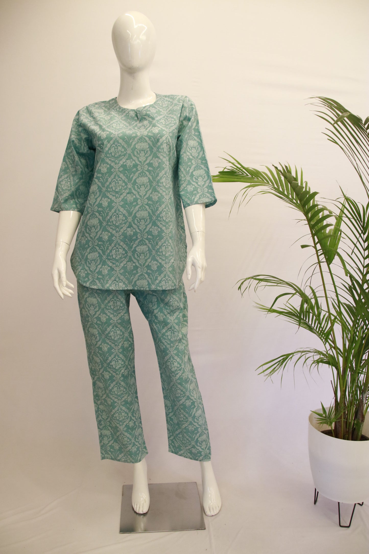 Co Ord Set Sea Green