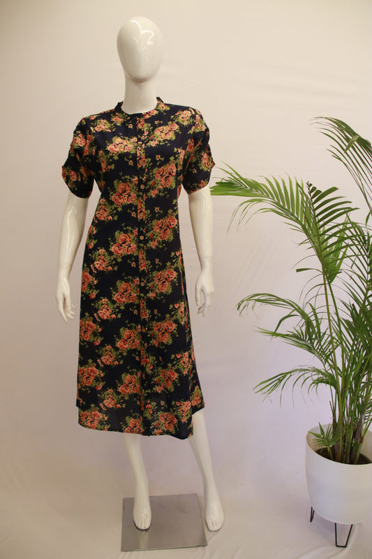 Premium Rayon Printed Floral dress