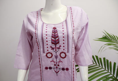 Lavender Top and Pant Set