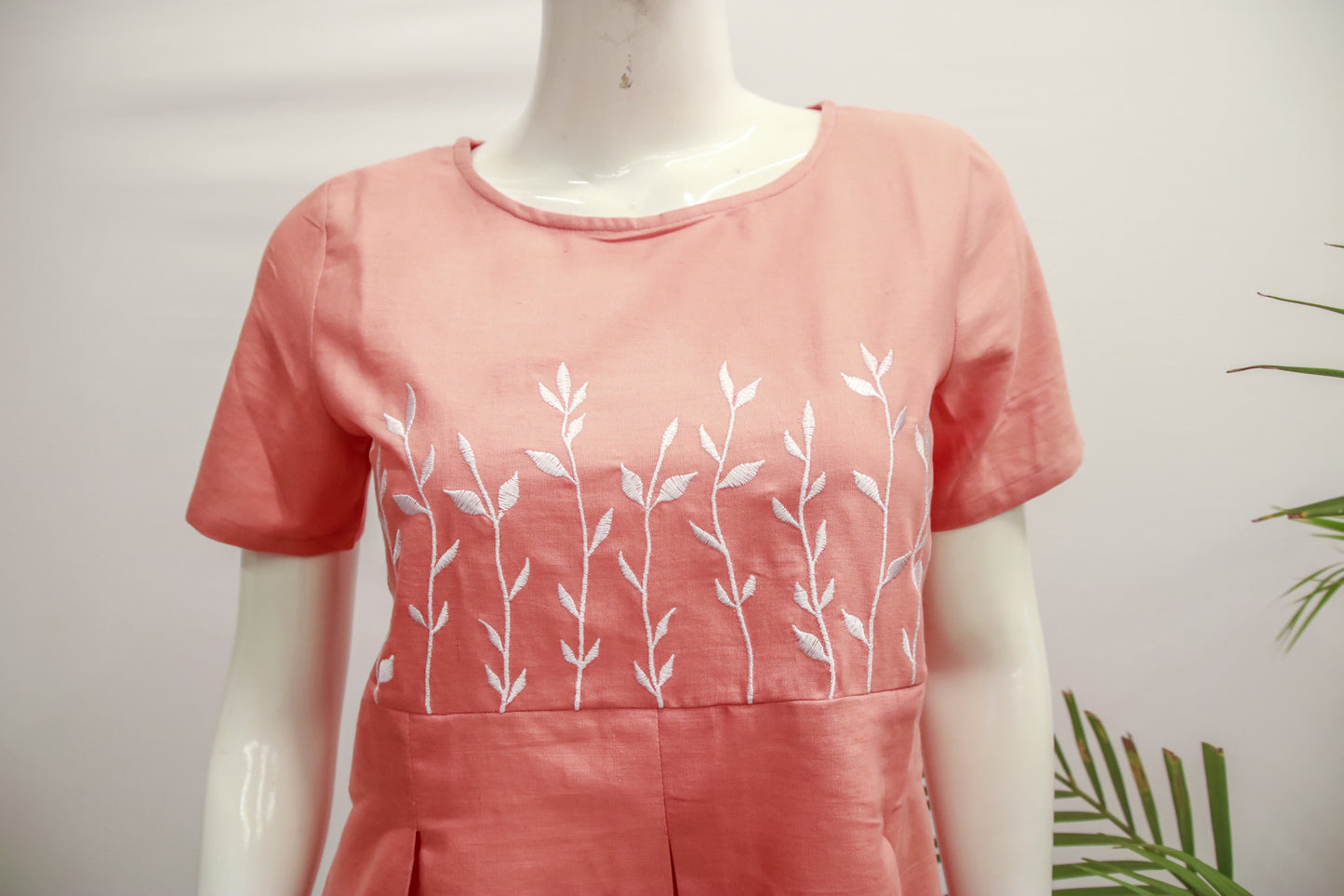 Cotton Peach Short Top