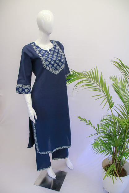 Blue color Top pant set