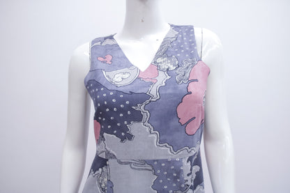 Grey Geometric Dress