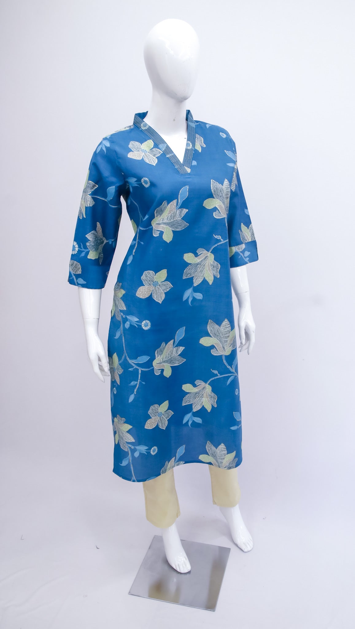 Vatican Blue Kurti