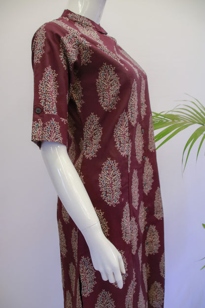 Maroon Top and Pant Set