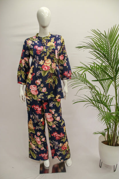 Navy Blue Co-Ord Set